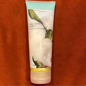 Bath & Body Works Sea Island Cotton Creamy Body Wash - White and Green